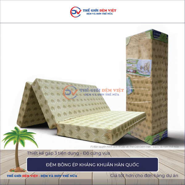 Đệm bông ép Hàn Quốc